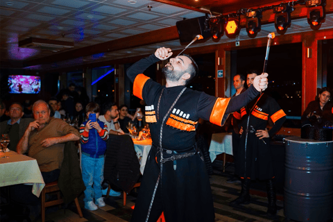 Istanbul Bosphorus Dinner Cruise with Live Shows & Transfer Transfer & Soft Drinks Included Package
