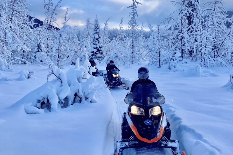Snowmobile Access Ice Climbing Adventure from Seward