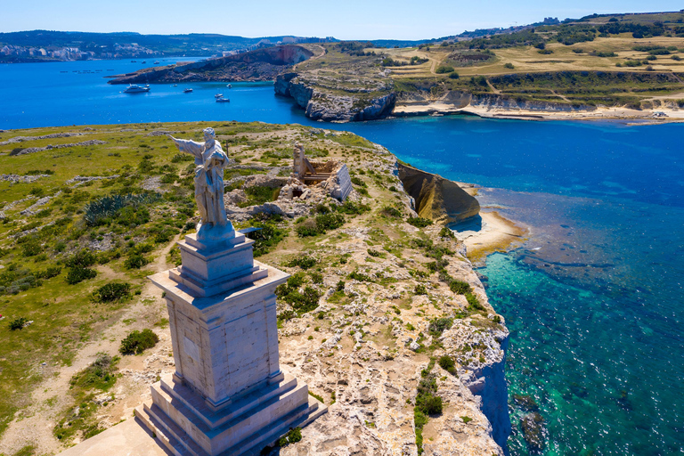 Sliema: Scenic Coastal & Harbour Cruise w/Lunch & Transport Including Transportation