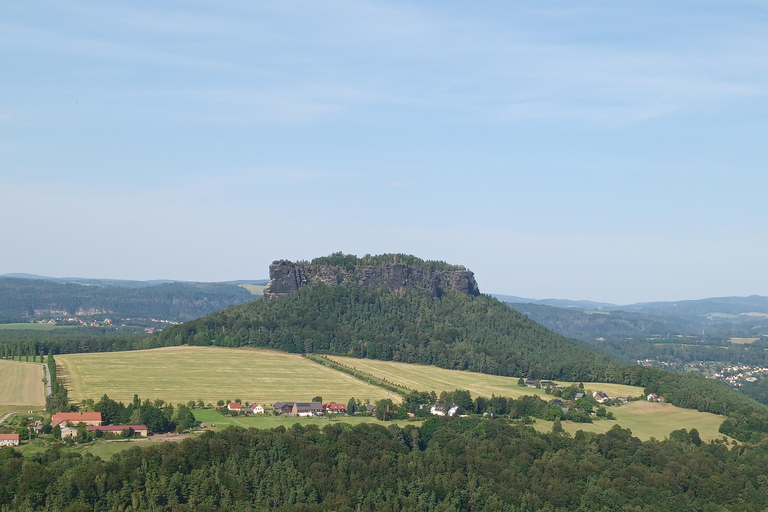 From Dresden: Table mountains Lilienstein & Königstein tour