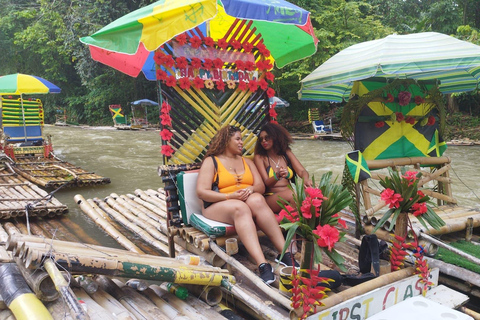 Montego Bay: Lethe River Rafting with Limestone Massage Customized bamboo rafting+Lime stone massage