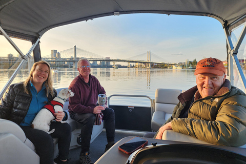 Cruzeiro de 2 horas ao pôr do sol no rio Willamette