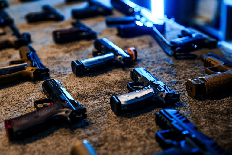 Prague: Target Gun Shooting Experience with Hotel Pickup Prague Target Gun Shooting & Transport & 3 Guns - 25 Shots