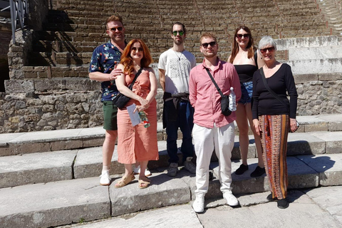 De rondleiding door het oude Pompeii