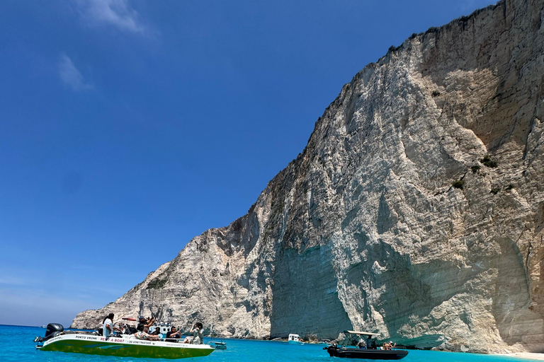 Zakynthos: Navagio Beach, Blue Caves, and Boat Tour