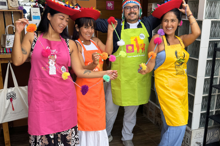 14 Flavors Tour in the Mercado de los Reyes with Pisco Tasting 14-Flavor Tour of the Mercado de los Reyes with Pisco Tasting