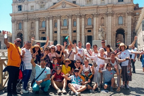 Największe atrakcje Watykanu: wycieczka w małej grupieWycieczka grupowa w j. francuskim
