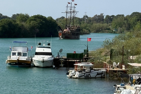 Manavgat Boat & Bazaar Tour from Alanya, Side, Antalya From Alanya,Side: Manavgat River Boat Trip with Waterfall V