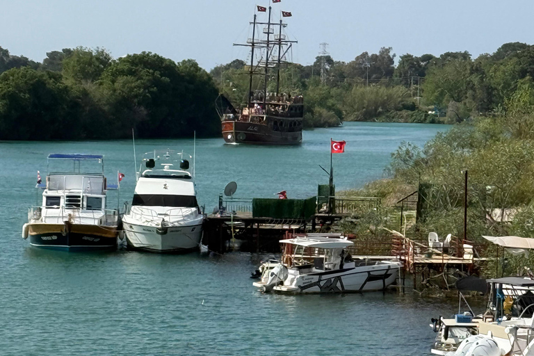 Manavgat Boat & Bazaar Tour from Alanya, Side, Antalya From Alanya,Side: Manavgat River Boat Trip with Waterfall V