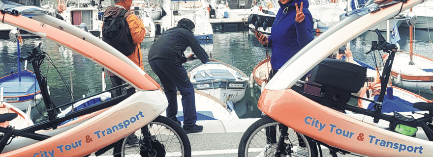 Nice : visite guidée 1h30 en TukTuk avec guide Nicois.