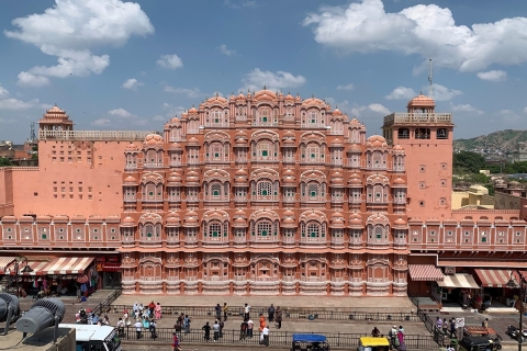 Jaipur : Visite royale de la ville rose de Jaipur (tout compris)Excursion avec voiture confortable et climatisée et guide touristique local uniquement