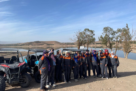 Marrakesz: Agafay Desert Dinner Show, przejażdżka na wielbłądzie, 1-godz. Buggy