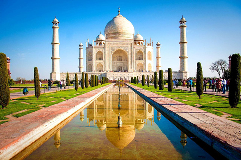 De Délhi: Viagem de 1 dia ao Taj Mahal e Agra com opçõesDe Délhi: excursão com carro de ar condicionado e guia de turismo