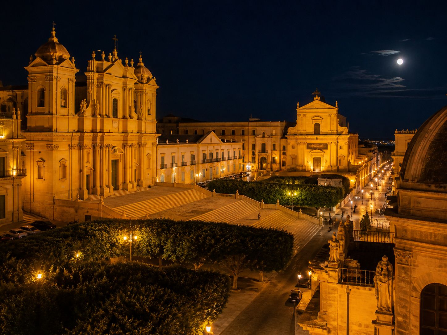 Abendliche Tour von Syrakus nach Noto mit Audioguide an Bord