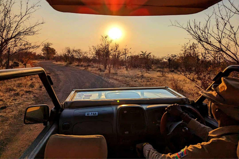 Victoriafälle: Trockene Safari Pirschfahrt im Nationalpark