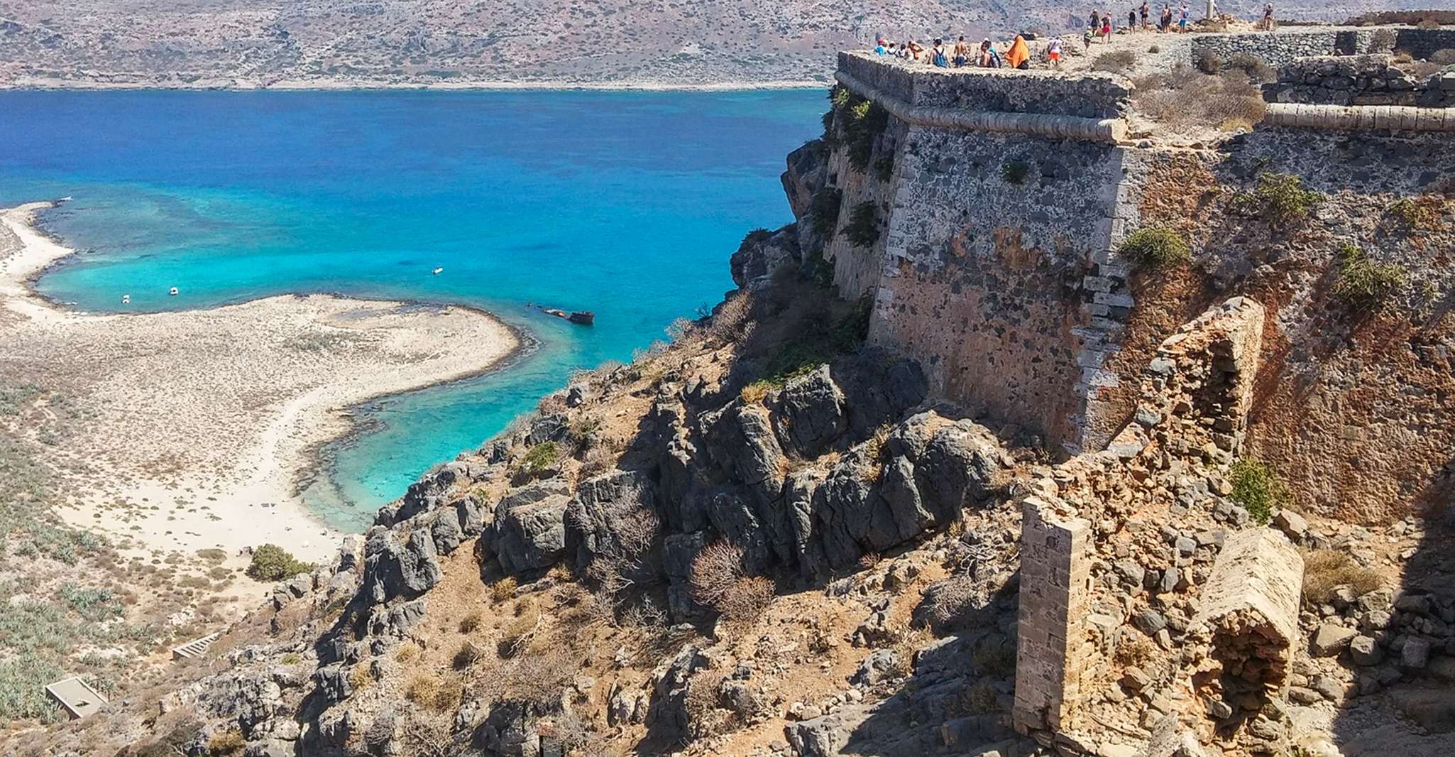 From Kissamos Port, Boat Cruise to Balos Lagoon & Gramvousa - Housity