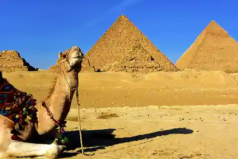 Från Kairo: Giza Pyramids Tour med kamel