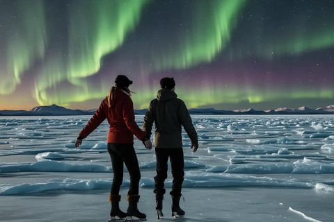 Rovaniemi: Excursão de patinagem no gelo da Aurora