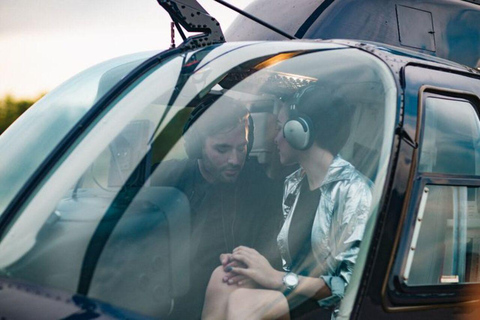 Your helicopter adventure over Munich and the Alps.