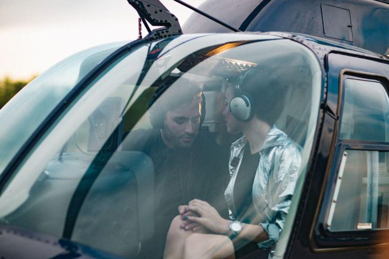Your helicopter adventure over Munich and the Alps.