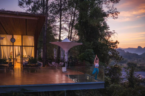 Yangshuo: Yulong River Rafting, Cycling & Ruyi Peak Day Tour Defult option