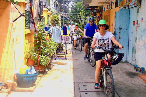 Bangkok - Thailändsk kultur Thailändsk kultur och lokalliv guidad tur på cykel