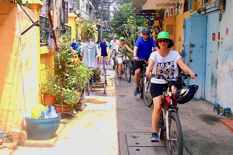 Bangkok: Cultura tailandesa y vida local tour guiado en bicicleta