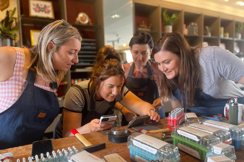 Bruges : Atelier de fabrication de bagues en argent