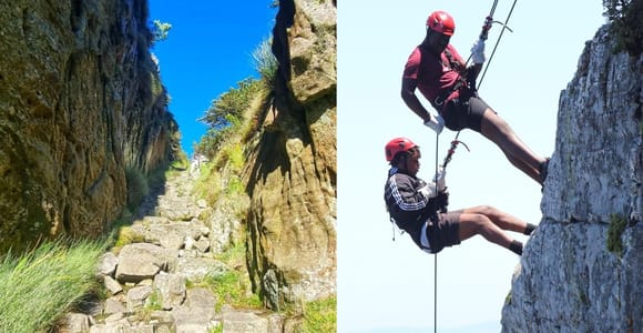 Cape Town: Table Mountain Abseil and Hike
