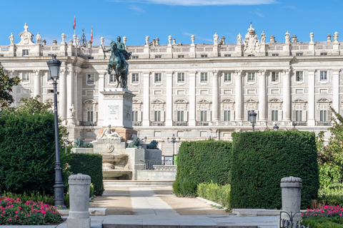 Visite guidée du Palais royal de Madrid et des jardins royaux avec billet d&#039;entrée