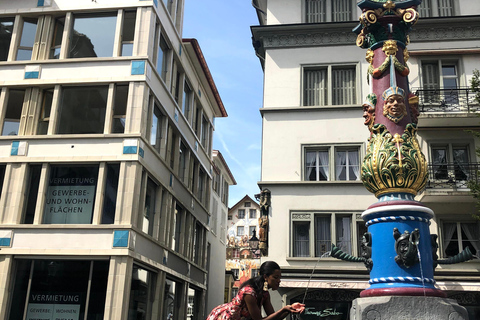 Lucerne: Private Walking Tour with Wine Tasting