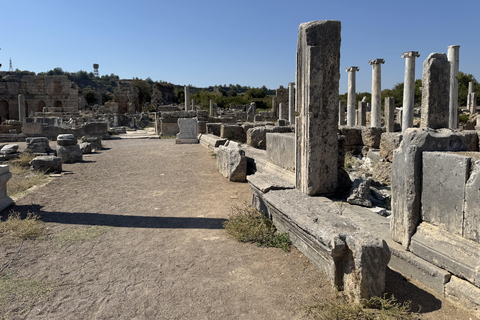 Antalya: Perge & City of Side, Aspendos, Waterfall and Lunch Perge, Side, Aspendos, Waterfall Tour with Entrance