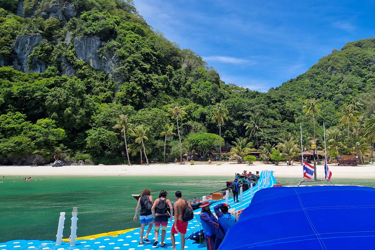 Koh Pha Ngan: Day Tour Ang Thong with Kayak, Snorkel & Lunch Option 1: Hotel Pick up in Koh Pha Ngan