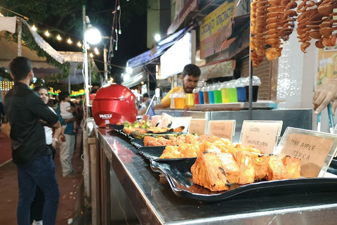 Bangalore: Abendlicher Food Street Walk und Marktbesuch