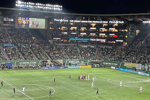 Portland Timbers Football Game at Providence Park Longside Lower - Central
