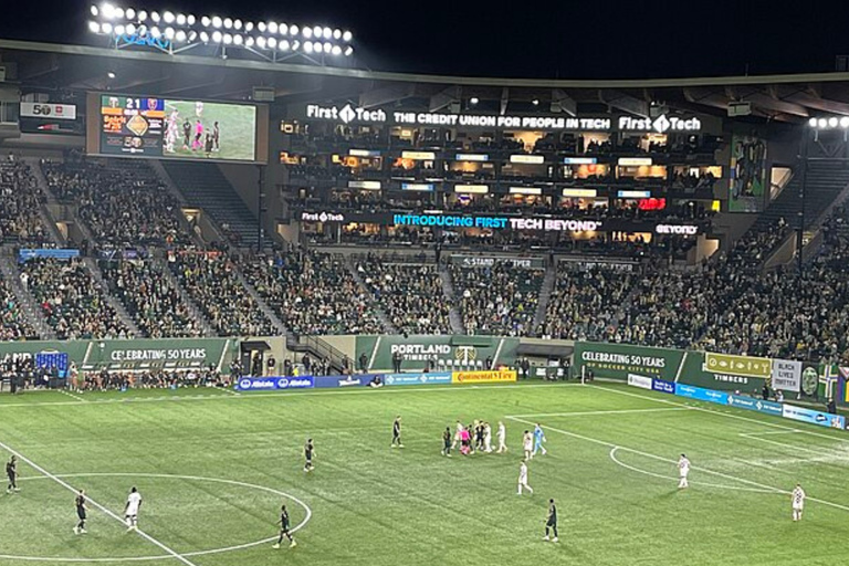 Portland Timbers Football Game at Providence Park Longside Lower - Central