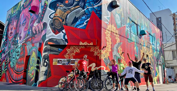 Urban Canvas: Osaka Street Art Bike Tour