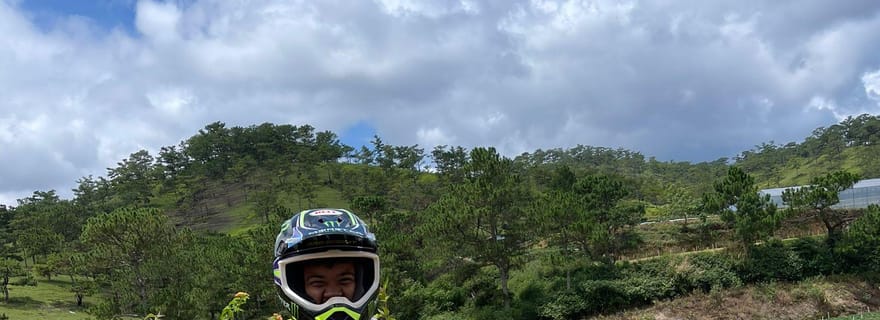 Visite guidée en moto tout-terrain dans les hauts plateaux de Dalat