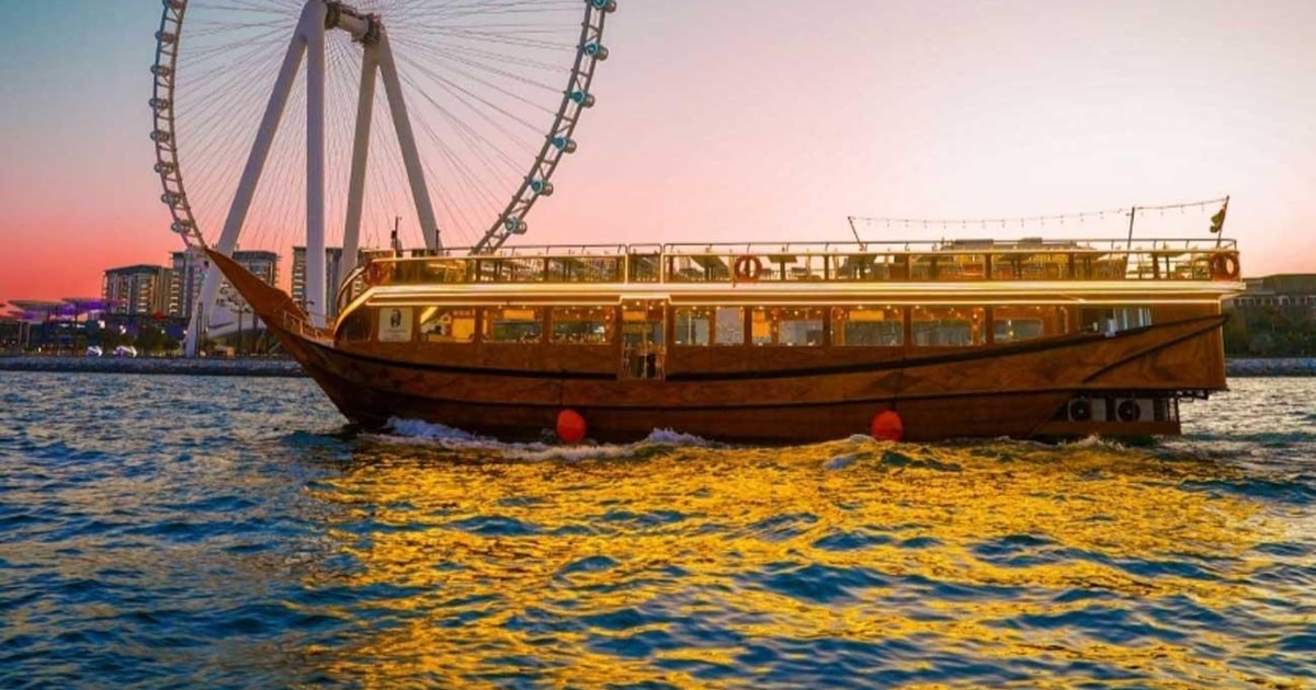 Dubai Cruzeiro Jantar No Marina Dhow Traslado Particular