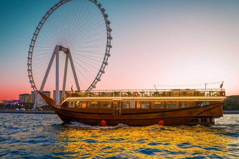 Marina Dhow Dinner Cruise Dubai With Private transfer