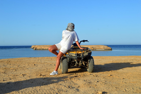 Hurghada: Zee en Bergen ATV Quad Fietstochtochtend quad tour dubbele quad