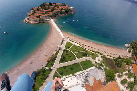 Parapente Monténégro : Excursion aérienne à Sveti Stefan