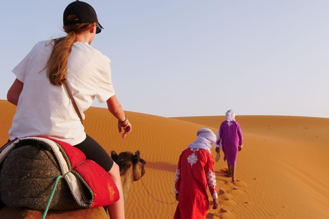 Marrakech to Fes 3 day Desert Tour Camel & luxury Tente Marrakech to Fes 3 day Desert Tour Standard Desert Tents