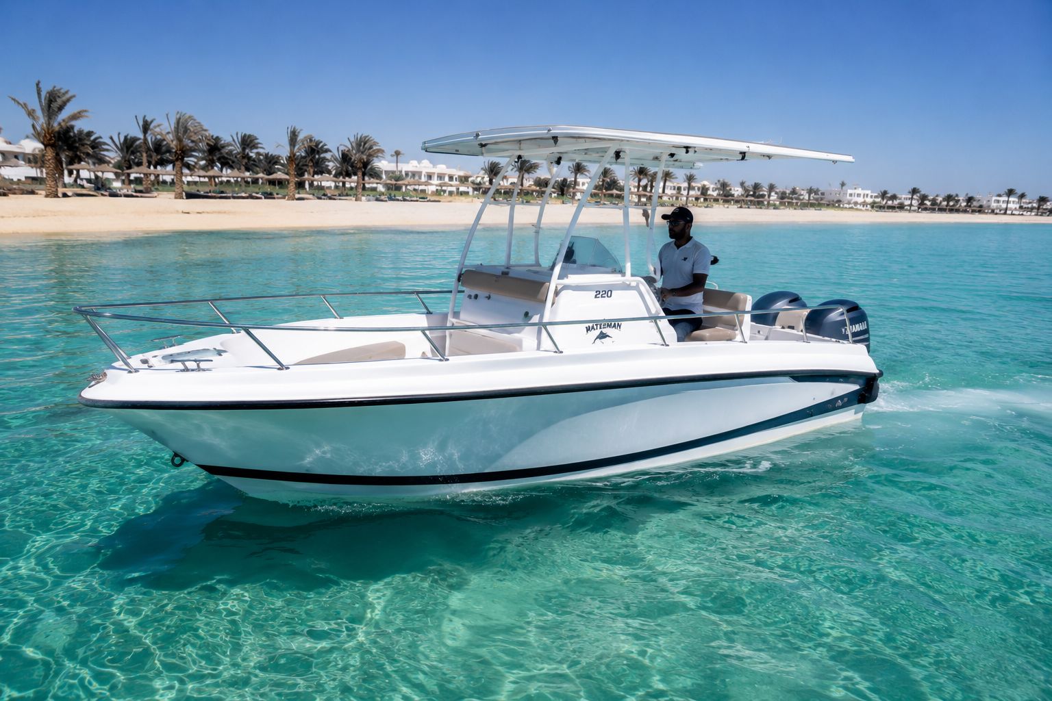 Djerba: Sonnenuntergangsfahrt, Schwimmen & Barbecue auf der Flamingoinsel