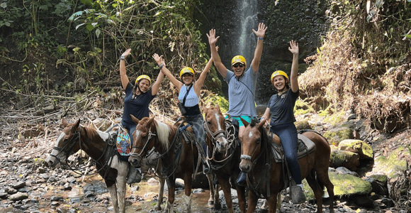 La Fortuna: Arenal River Horseback Riding on Lava Trails