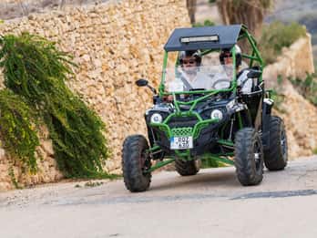 Från Malta: Gozo & Comino dagsutflykt med buggy och lunch