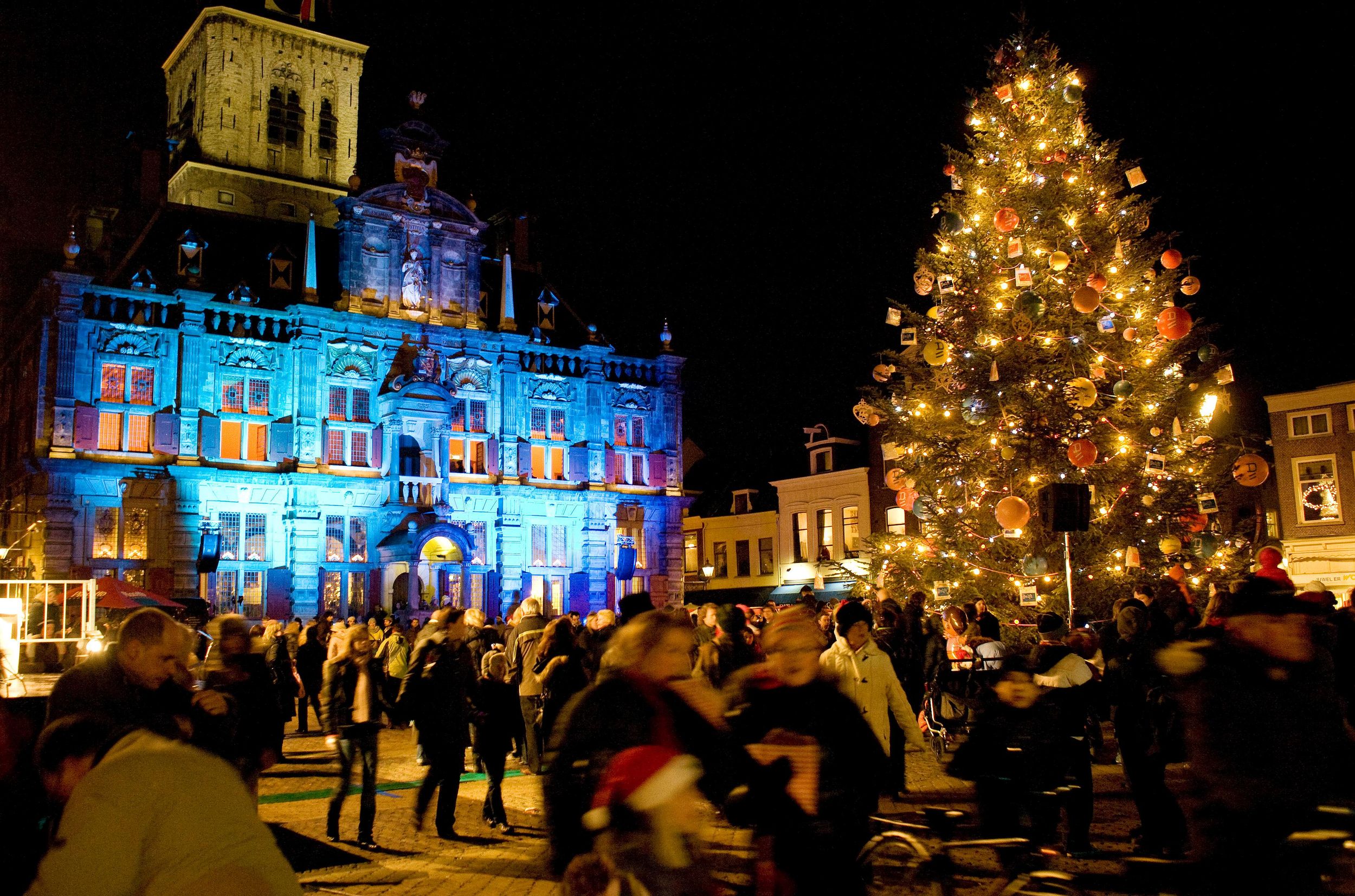 Delft: Weihnachtsspaziergang mit Oliebollen und Glühwein