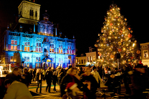 Delft : Promenade de Noël avec Oliebollen et Glühwein