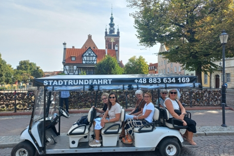 Gdansk: Stadtrundfahrt, Sightseeing, stadstour per golfkarGdansk: Private Long City Tour Stadtrundfahrt per golfkar