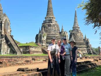 Depuis Bangkok : Marché flottant et excursion privée à Ayutthaya